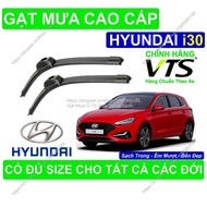 Nano Silicon Rain Wipers for Hyundai i30, bag Hyundai i30 Steering Glass Wipers, Available in All Si