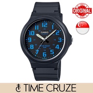 [Time Cruze] Casio MW-240 Black Resin Men Analog Quartz Watch MW-240-2BVDF MW-240-2B MW240-2B MW-240