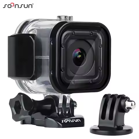 SOONSUN Waterproof Housing Case for GoPro Hero 4 Session 5 Session 60m Underwater Protective Shell D
