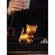 Creative Color-changing Cute Cat Tea Pet Ornaments Can Raise Tea Set Accessories Tea Table Tea Tray 