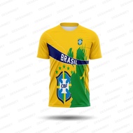 Brazil Jersey - Brazil National Team Jersey Fullprint Custom Art01