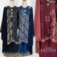 DMIMI EXCLUSIVE Baju Kurung Moden Batik DESTINA | Kurung Batik Moden | Small Size to Plus Size