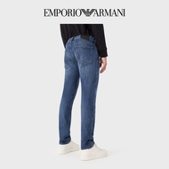 EMPORIO ARMANI/ARMANI 2023 Autumn Men's Slim-fit Small Straight Low-Waist Micro-Elastic Zipper Thin 