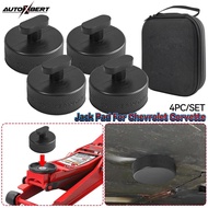 4Pcs New Jack Pad Adapter Rubber W/ Storage Case Bag Box Tool Lifting Safe Raise Heavy Duty For Chev