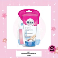 Veet Sensitive Skin In Shower Hair Removal Cream, 150ml