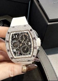 Richard Mille RM72-01 雪花鑽 白金 手錶  2023年全套