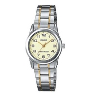 Casio นาฬิกาข้อมือผู้หญิง สายสแตนเลส สีเงิน รุ่น LTP-V001SG-9B ( Silver )