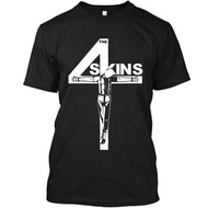 The 4-Skins English Graphic Vintage Retro Art Cotton Tshirt Mens