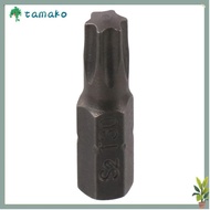 TAMAKO 1pc Torx Bits, 25mm Length 1/4 Inch Hex Shank Screw Driver Bit, T6-T40 S2 Alloy Steel 6 Point