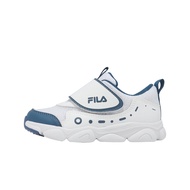 Fila Jogging Shoes J840A Medium Large Children Shoes Children White Velcro Felt Sneakers 7J840A113 [