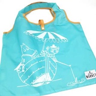 ★現貨★日本Moomin姆明亞美藍色折疊環保袋購物袋