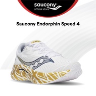 Saucony Endorphin Speed 4 Road Running Speed Shoes Men's - (WHITE/GOLD) S20940-25
