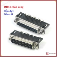 DSUB DB44 curved pin port, DB44 male pin, DB44 female pin solder circuit board