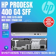 HP PRODESK 400 G4 SFF DESKTOP PC i3/I5-6GEN 8GB RAM + 256GB SSD RFURBISHED CPU COMPUTER MURAH DESKTO