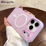 Elegant Flowers Magnetic Phone Case For OPPO A17 A17K A16 A16K A16E A16S A15 A15S A12 A12S A12E A11K