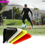 SHANHAI 5PCS Soccer Ball Training Disc, Speed Training Marker Football Triangle Logo Plate, Obstacle