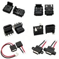 Type-c4p Waterproof Welding Wire Female Holder for Razor Rechargeable type-c 2P Waterproof Female Ho