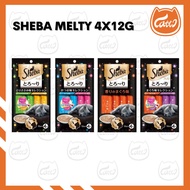 CATTO Sheba Melty Mix Flavour Japanese Recipe Creamy Cat Treats Snacks Tuna Chicken Salmon Seafood 1