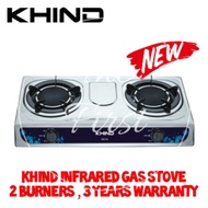 KHIND INFRARED GAS STOVE IGS1516 INFRARED GLASS STOVE GCGI1500