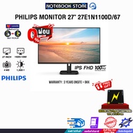 [ผ่อน 0% 3 ด.]PHILIPS MONITOR 27" 27E1N1100D/67 (IPS FHD 100Hz)/ประกัน 3 Years Onsite + BKK ONLY