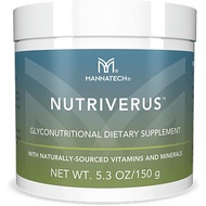 NutriVerus Glyconutritional Supplement, 5.3oz/150g with Naturally Sourced Vitamin A, Vitamin C, Vita