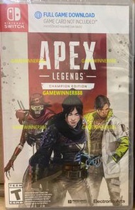 全新 Switch NS遊戲 APEX 英雄 冠軍版 APEX LEGENDS CHAMPION EDITION 美版中英日文版