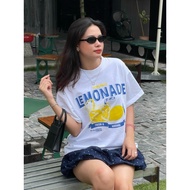 LEMONADE Form BOXY Unisex White T-shirt - de tée