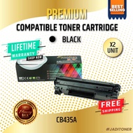 2 units of Compatible CB435A Laser Toner Cartridge For Use In HP LaserJet P1005 / P1006 /  P1505 / M