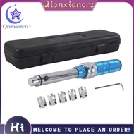 Spoke Torque Wrench 2-10 NM Motorcycle Spoke Wrench Set Steel Torque Wheel Spoke Spanner with Storag