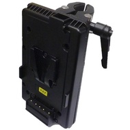 NEP Vマウントプレート PV-NCLAMP-1-XLR4P パワータップ-XLR4P（メル）ケーブル付 ミニクランプ付Vプレート バッテリー用プレート