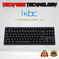 IKBC TypeMan CD87 V2 TKL Mechanical Keyboard - Black PBT Keycaps - CherryMx Blue/Brown/Red/Silent Sw