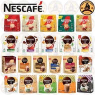 NESCAFE 3 IN 1INSTANT COFFEE, WHITE COFFEE, LATTE, HAZELNUT, CARAMEL, KURMA AND MOCHA DRINK. NESCAFE