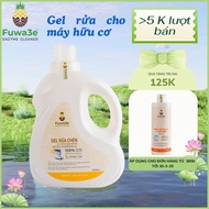 Nước rửa bát cho máy rửa chén bát Fuwa3e hữu cơ sinh học siêu sạch dạng gel 500ml Hương Cam
