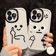 Cute Creative Meme Puff Soft Case Personality For OPPO A16 A60 A38 A58 A54 A7 A15s A18 A55 A57 A17 A