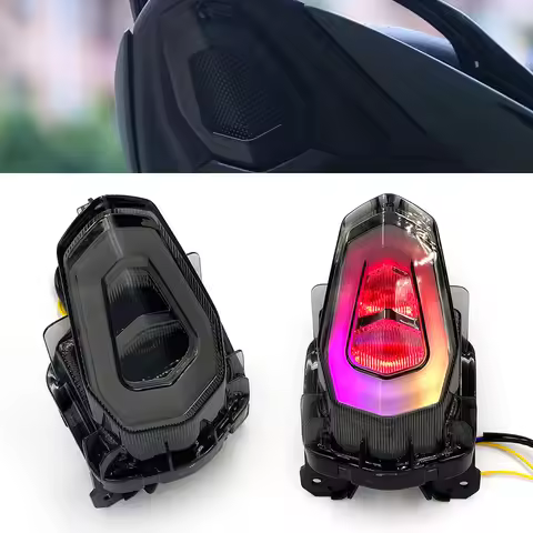 Motorcycle LED Taillight Moto rear Brake Light Indicator Lamp for Yamaha Y16ZR LC135 FI V8