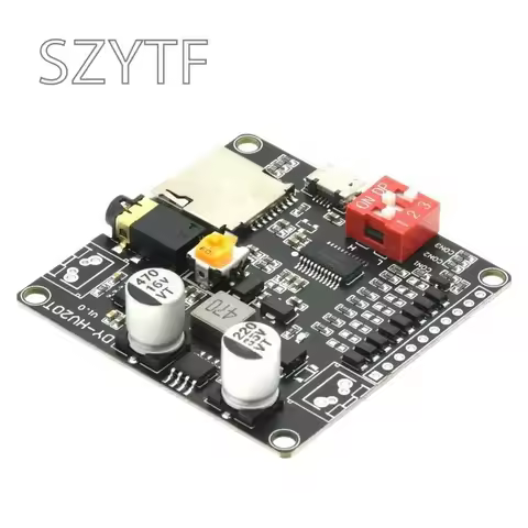 DY-HV20T HV20T 12V/24V Power Supply10W/20W Voice Playback Module Supporting Micro SD Card MP3 Music 