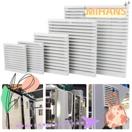 MIH Shutters Fan Grille, Without Fan White Cabinet Ventilation Filter, ABS Fan Filter