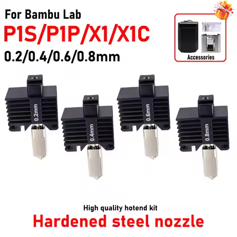 Hotend For Bambu Lab p1p X1C P1S X1 P1P Upgrade Hot end Print Head 3D printing parts For bambulab Ha
