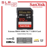 SanDisk Extreme PRO 512GB SDXC UHS-I U3 V30 (Up to 200MB/s READ) SD Memory Card