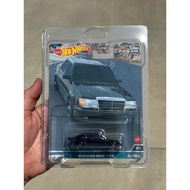 Hot Wheels Premium Car Culture 2023 Canyon Warriors Mercedes-Benz 500E Chase Car Black