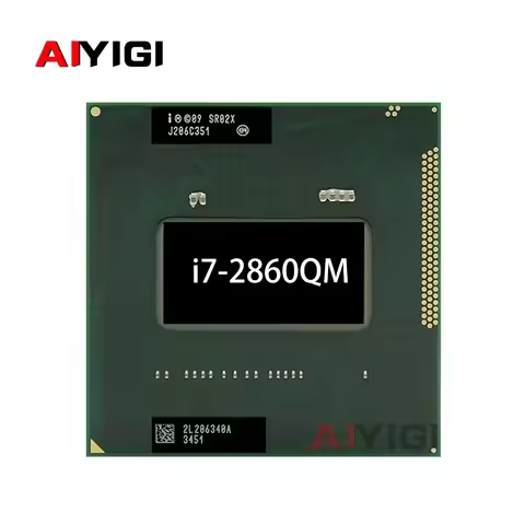 Core I7-2860QM SR02Q SR02X 2.5GHz 8M Quad-Core Eight-Thread I7 2860QM Notebook CPU Laptop Processor 