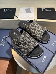 DIOR 迪奧 經典老花 男款 時尚涼拖鞋 款式0181