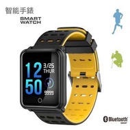 【全防水】WHATSAPP WECHAT 信息顯示／來電提示／血壓心率監測／計步器／睡眠監測 ／遙控影相 智能手錶 Bluetooth Smart Watch IP68