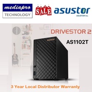 ASUSTOR AS1102TL 2-Bay NAS (Without HDD), Replace AS1102T - 3 Year Singapore Warranty