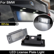 2Pcs  White LED License Plate Light Number Plate Lamp For BMW 1/2/3/4/5 Series E82 E88 F22 F45 E46 E