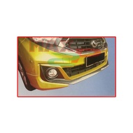 Perodua Myvi Icon (2015 Facelift) GEAR UP Front Skirt Skirting Bumper Lower Polyurethane PU Bodykit 