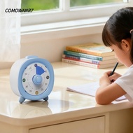 COMOWANR7 Visual Timer, Silent 60 Minute Countdown Timer, Practical Focus Aid Rectangle Plastic Time