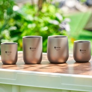 99% Pure Titanium Water Cup 01019/Double Layer/Tea Cup/75ml/120ml/240ml/400ml/Beer Cup/Coffee Cup/Ou