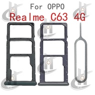 For OPPO Realme C63 4G Sim Card Tray Slot Holder Card Holder Reader SD Slot Adapter Replacement Part