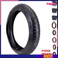 Crazy Fat Tires 20 x 3.0 / 20 x 4.0 / 26 x 4.0 Inch Folding Replacement Electric Fat Bike Tires Bicycle Accessories